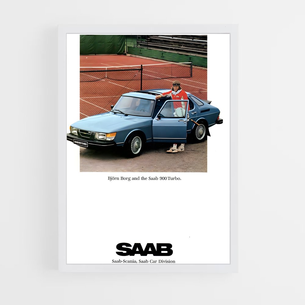 Poster Turbo Nostalgia – affiche Saab (vue 3)